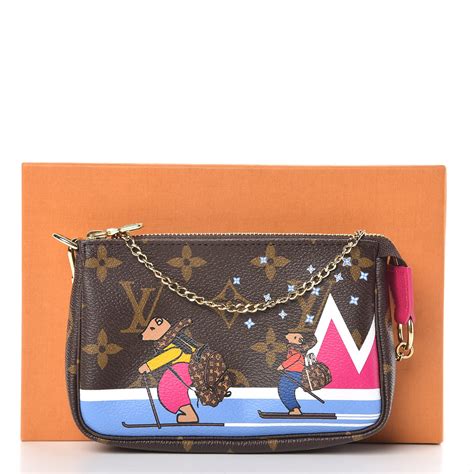 LOUIS VUITTON Monogram 2018 Christmas Animation Pochette 